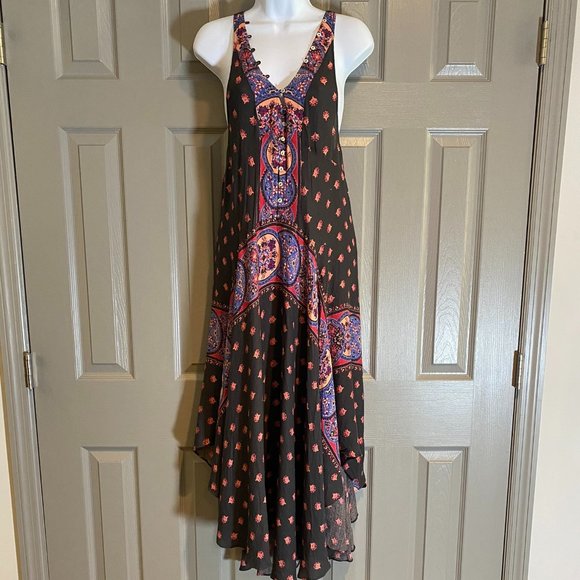Free People Dresses & Skirts - Free People Intimates Boho Floral Razor back Maxi Dress